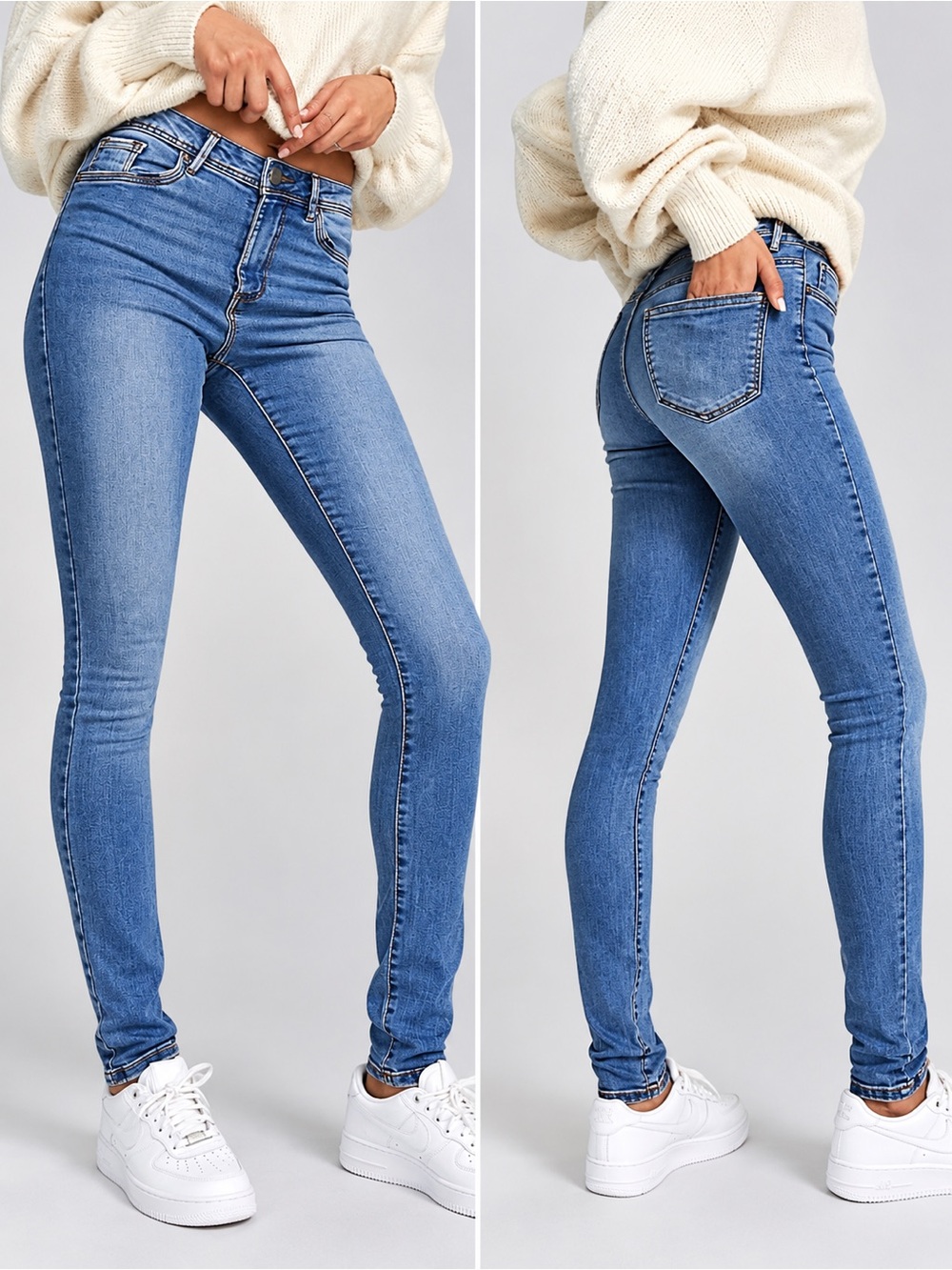 VERO MODA Skinny Tanya Jeans Blue
W29 L32 Model One Slim Fit